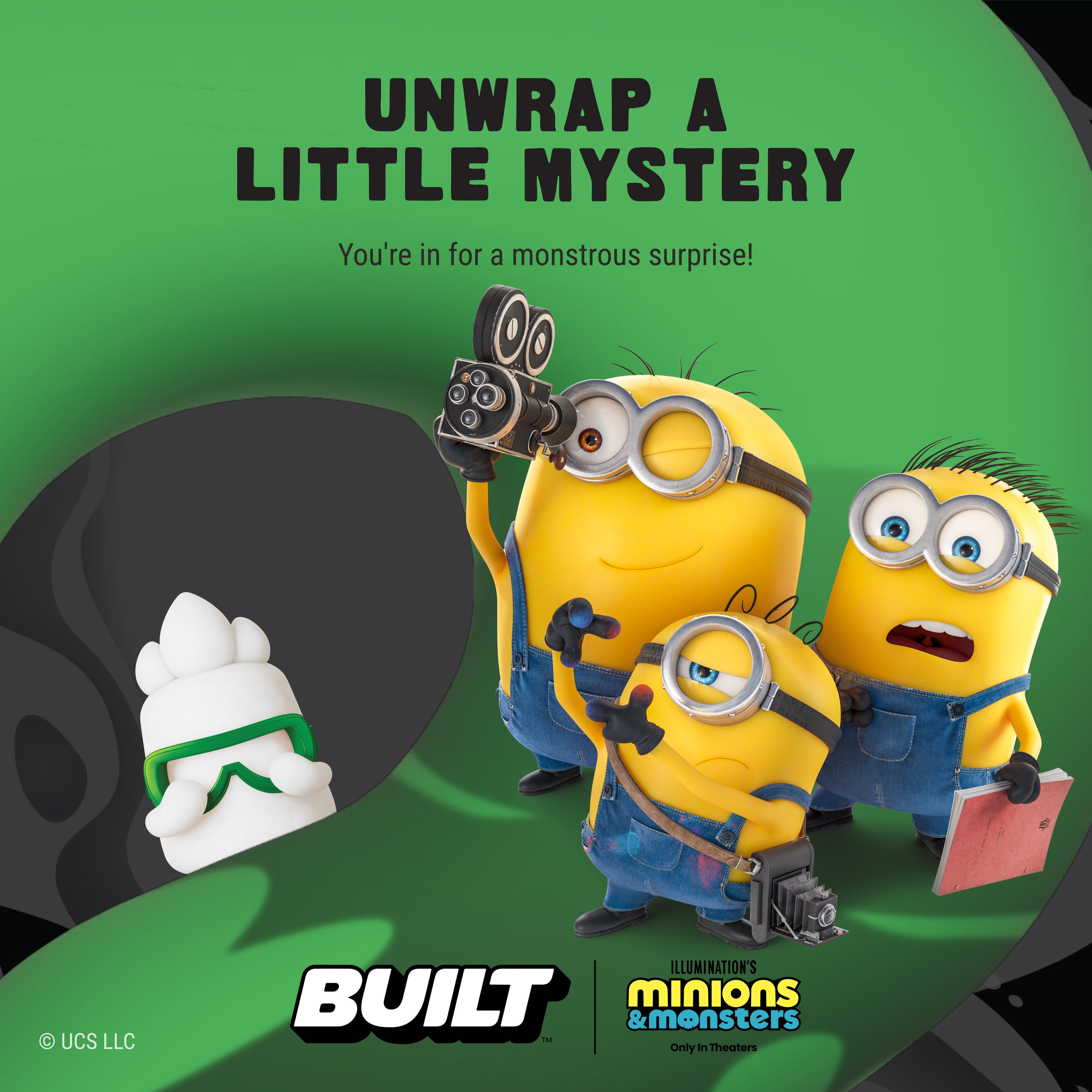Minions and Monsters Mystery Puff 4ct S9