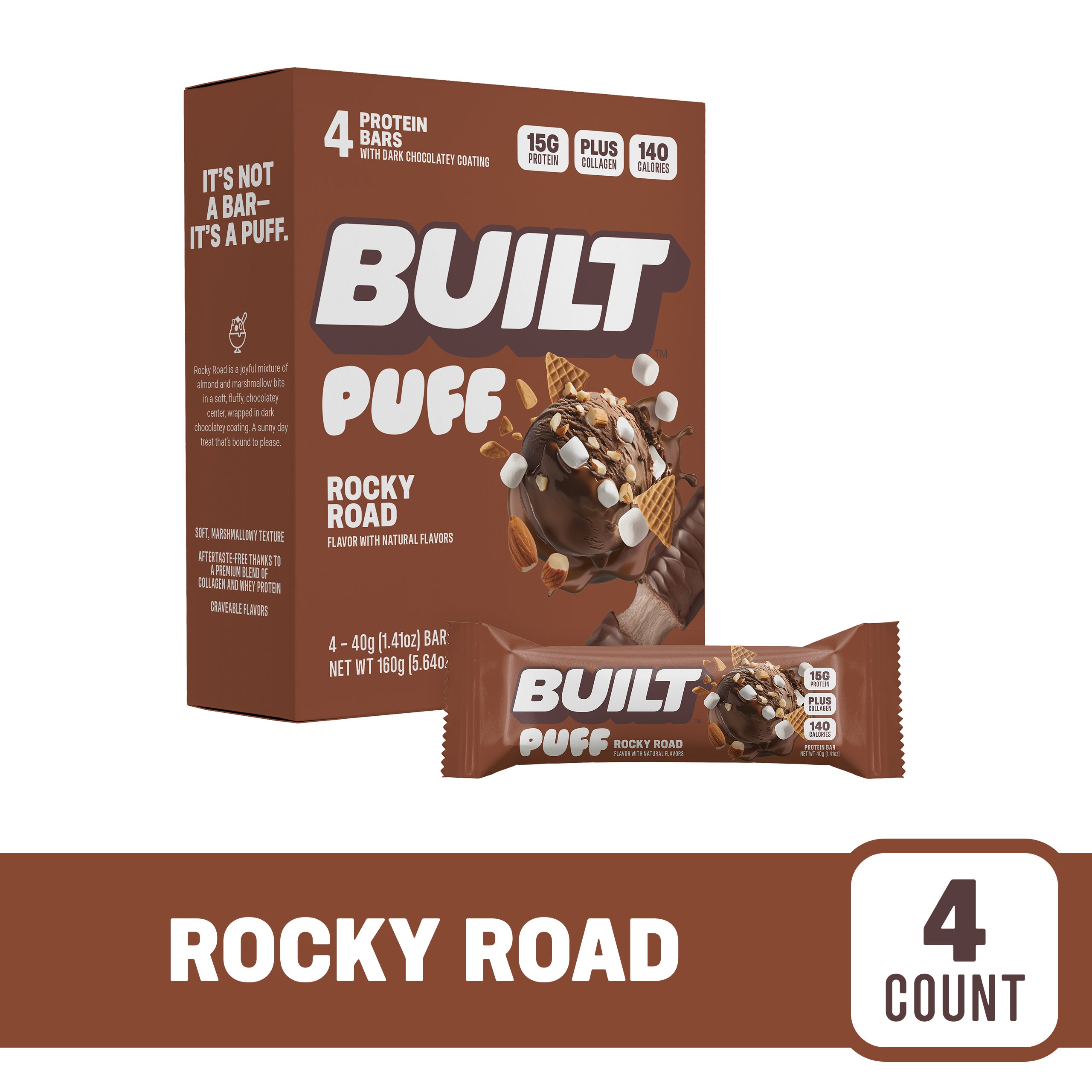 Rocky Road Puff 4ct X8
