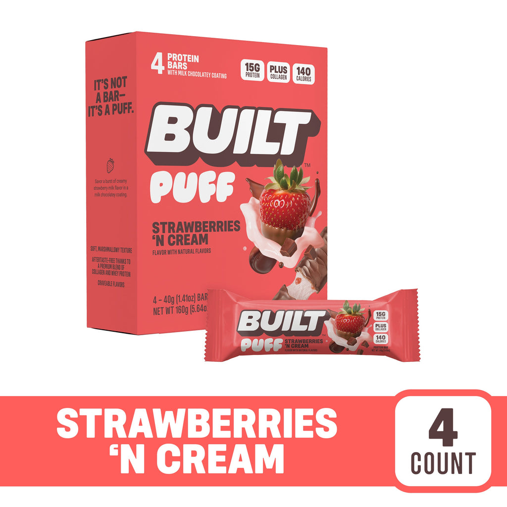 Strawberries 'N Cream Puff 4ct Q4