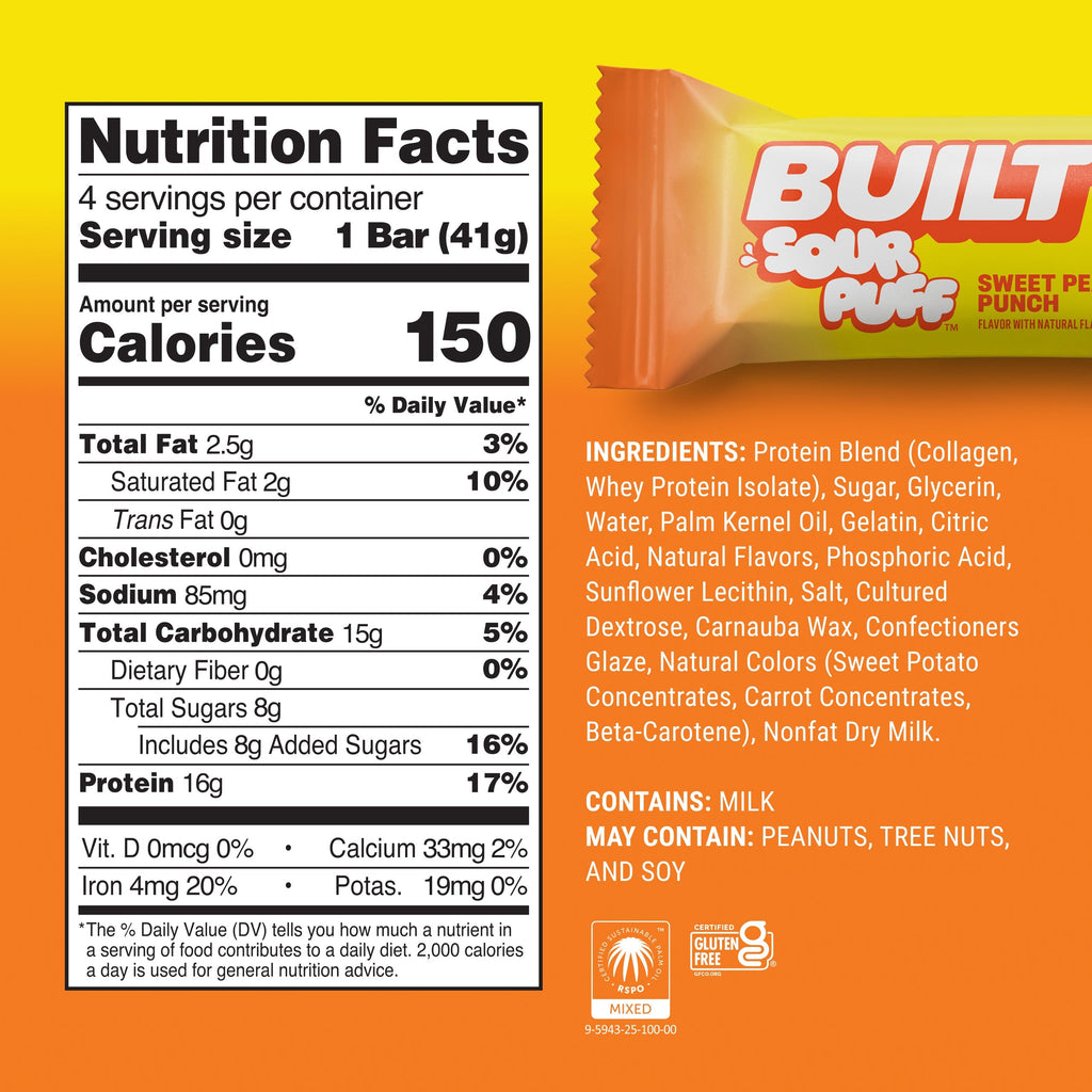 Sweet Peach Punch Sour Puff 4ct A2