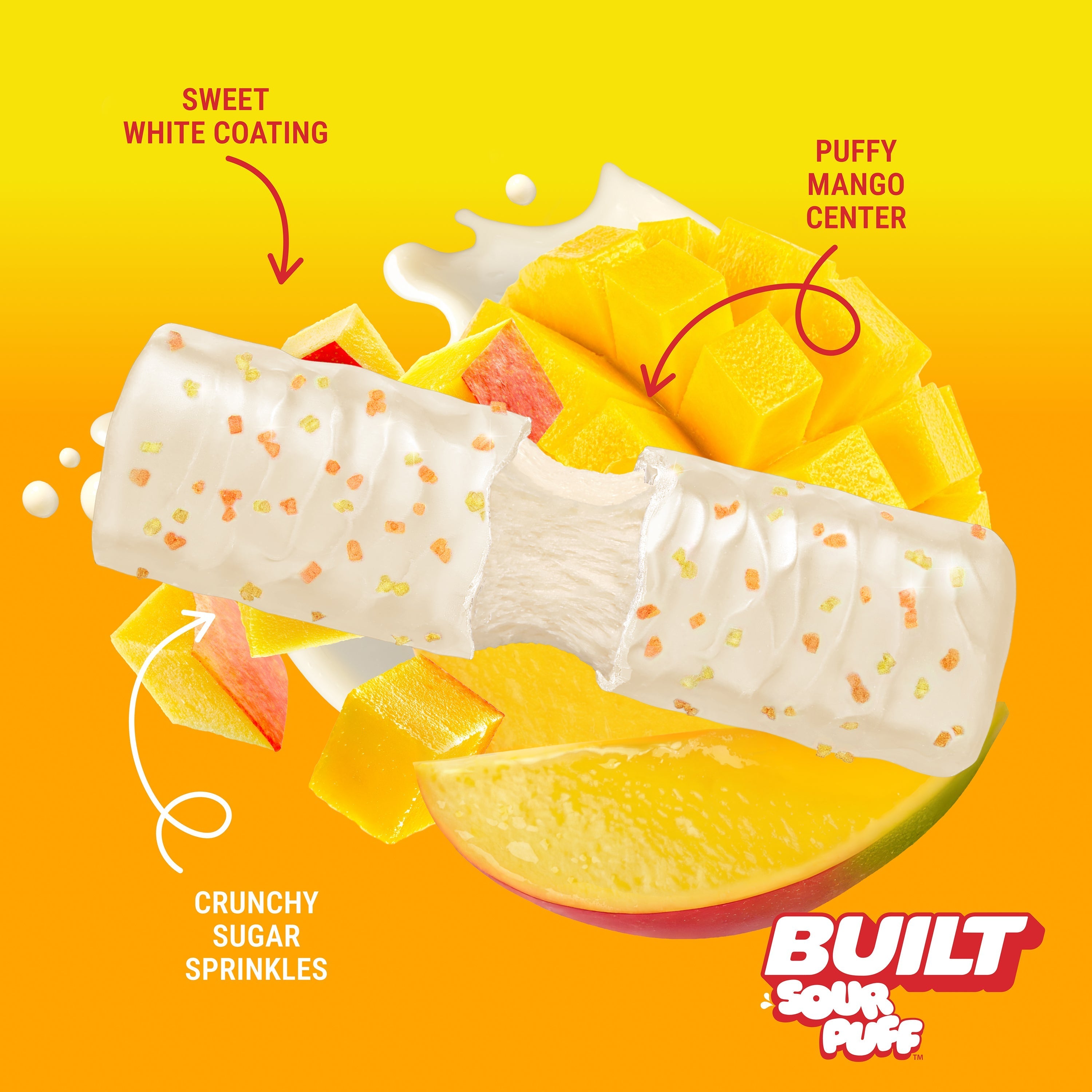 Tropical Mango Burst Sour Puff 4ct Z0